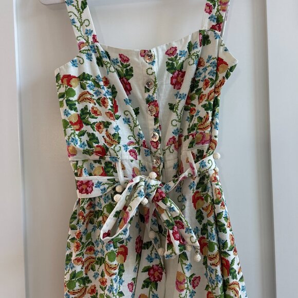 Farm Rio Tropical Romance Romper - Picture 5 of 7